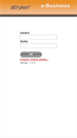 Mobile Screenshot of ebusiness.stryker.com.br